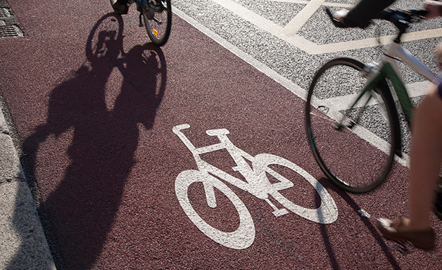 Bike Lane for Cyclist in Dublin